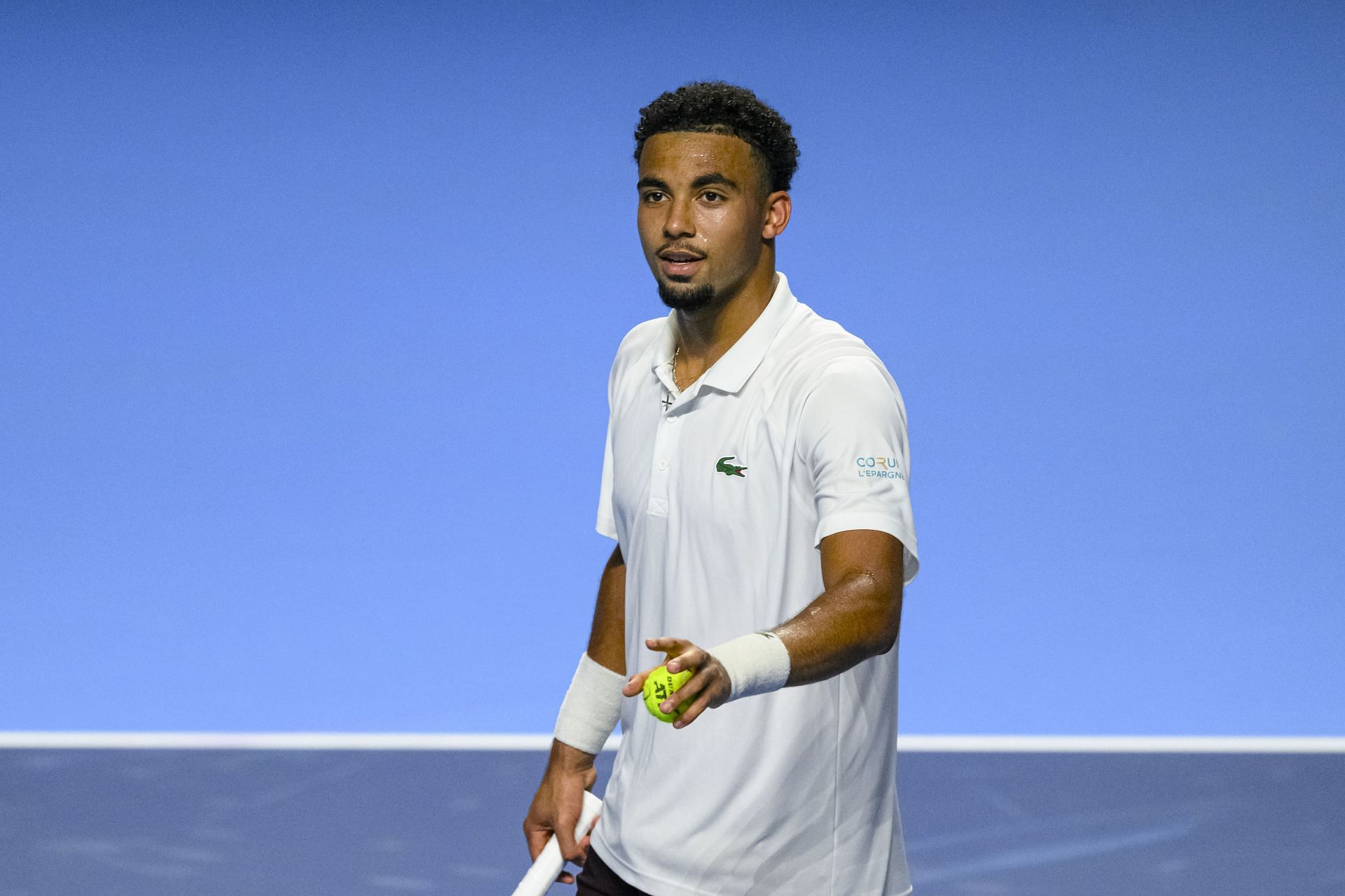 Arthur Fils at the Swiss Indoors 2024. (Photo: Getty)