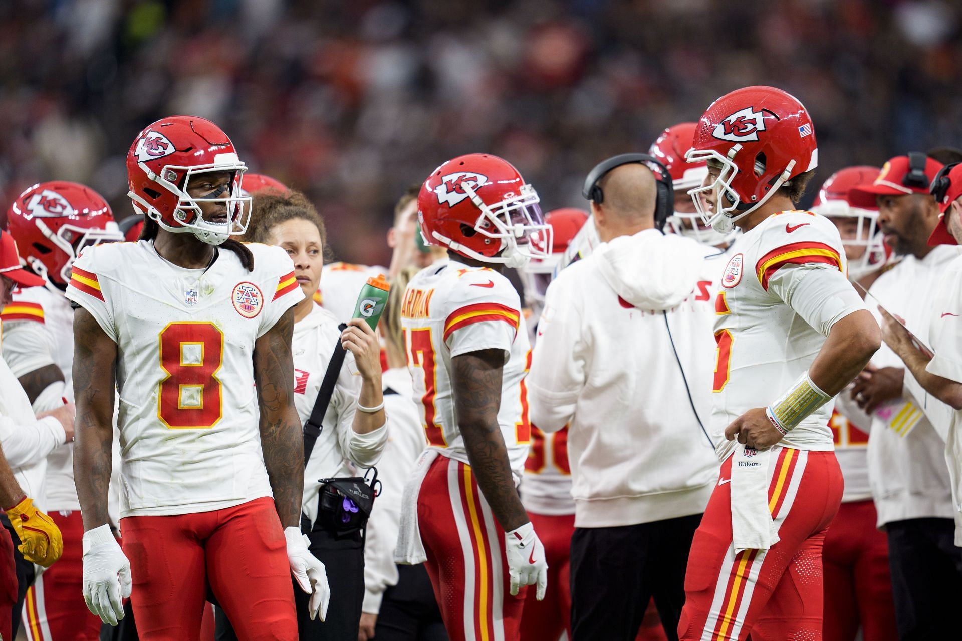 Patrick Mahomes during Kansas City Chiefs v Las Vegas Raiders - Source: Getty