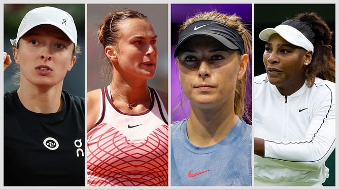 Aryna Sabalenka and Iga Swiatek beat Serena Williams and Maria Sharapova; surpass pair's WTA 1000 record with 2024 success