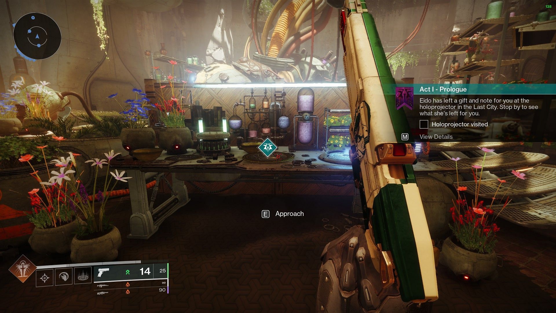 Potion table in Destiny 2 Last City (Image via Bungie)