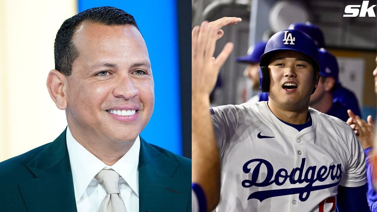 Alex Rodriguez reacts to Shohei Ohtani surpassing his iconic 42 HR, 46 SB milestone from 1998