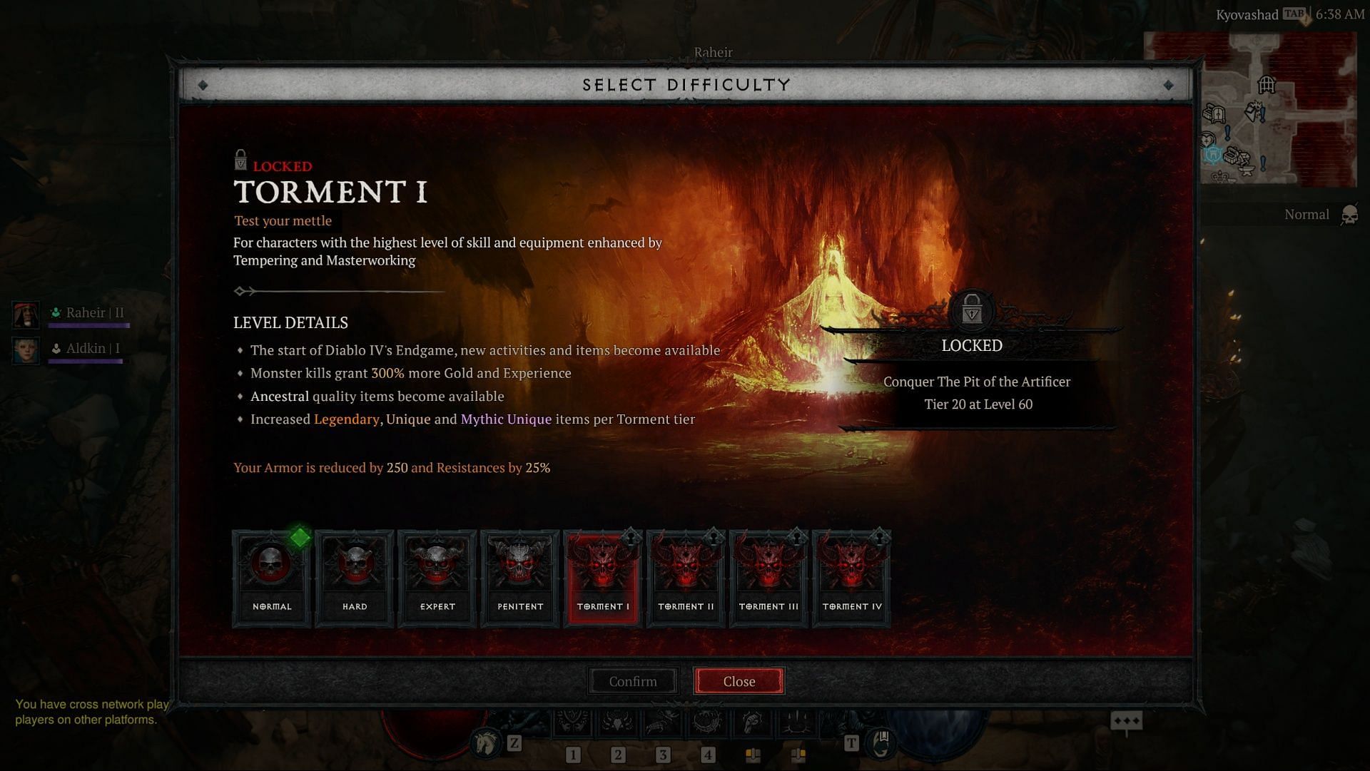 Getting to Torment I is easier than it sounds (Image via Blizzard Entertainment)