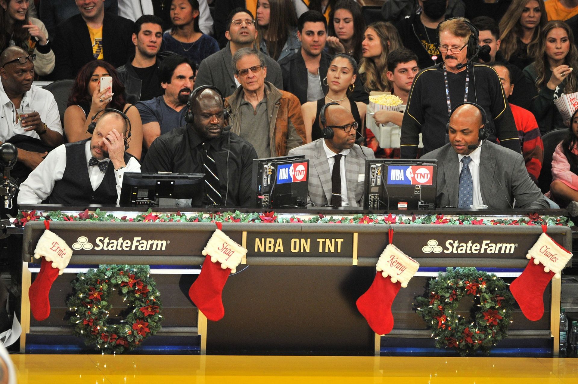 Charles Barkley, Shaquille O&#039;Neal, Kenny Smith and Ernie Johnson heading into the final year of &#039;Inside the NBA&#039; (Photo: IMAGN)