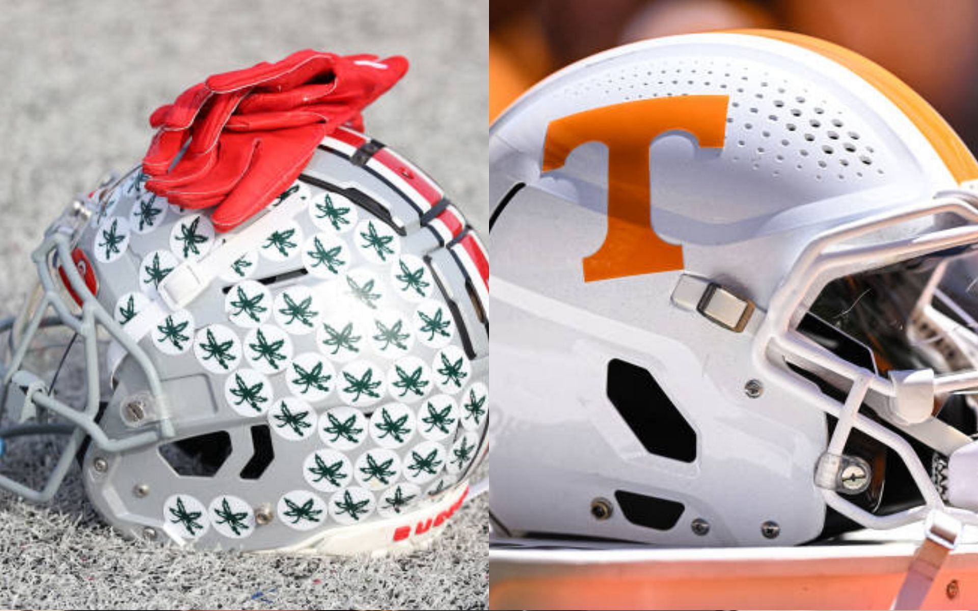 Ohio State Buckeyes (left); Tennessee Volunteers (right)