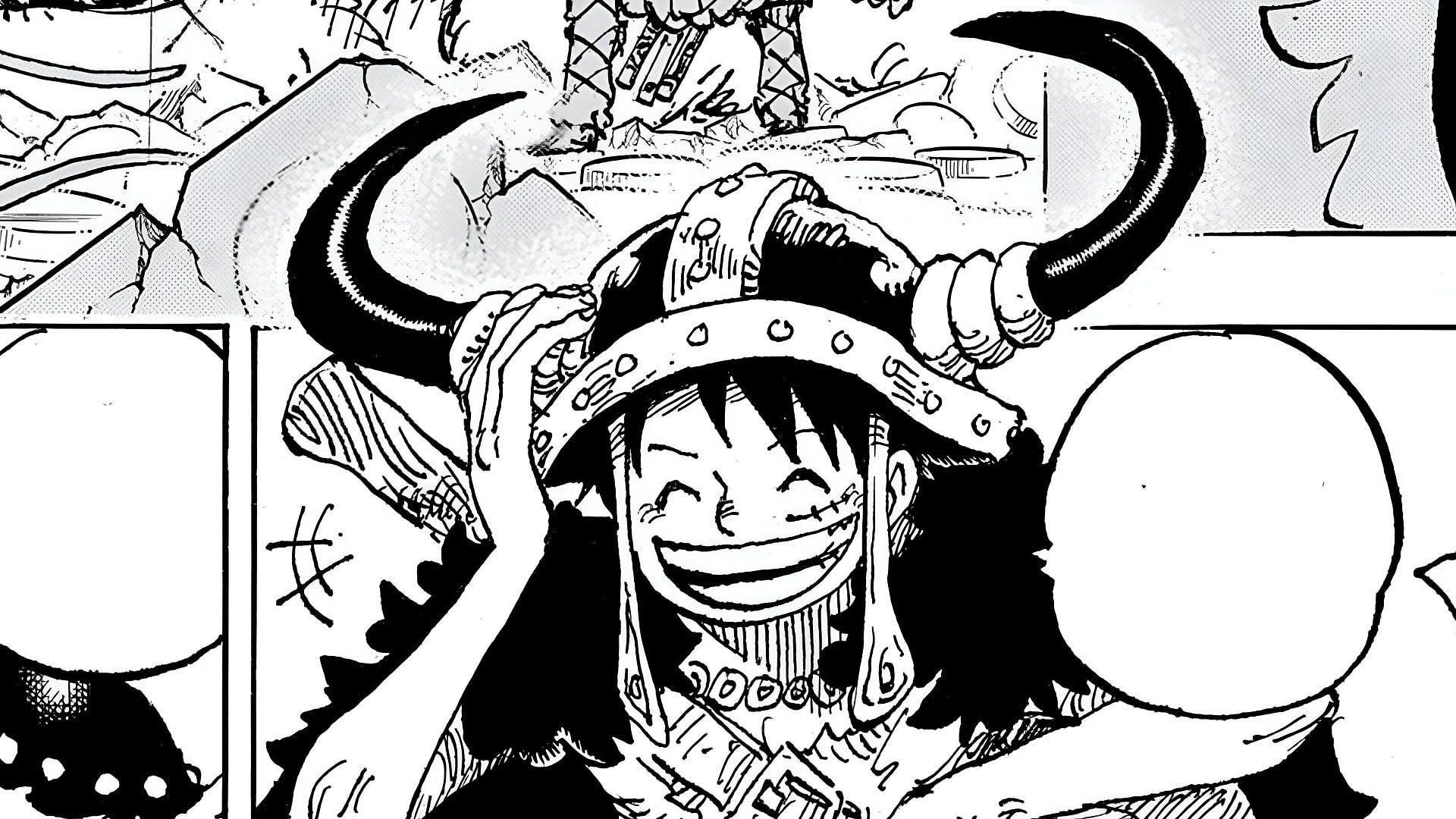 Monkey D Luffy as seen in Elbaph arc (Image via Shueisha)