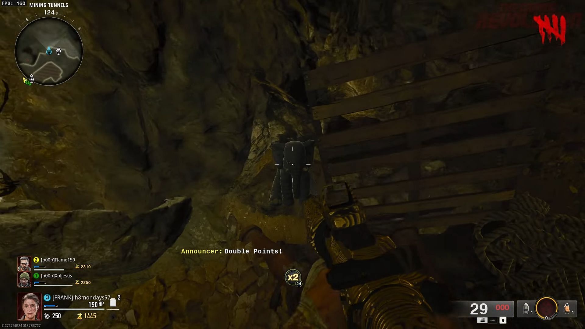 Elephant plushie in the mining tunnels (Image via Activision || YouTube/@TheGamingRevo)