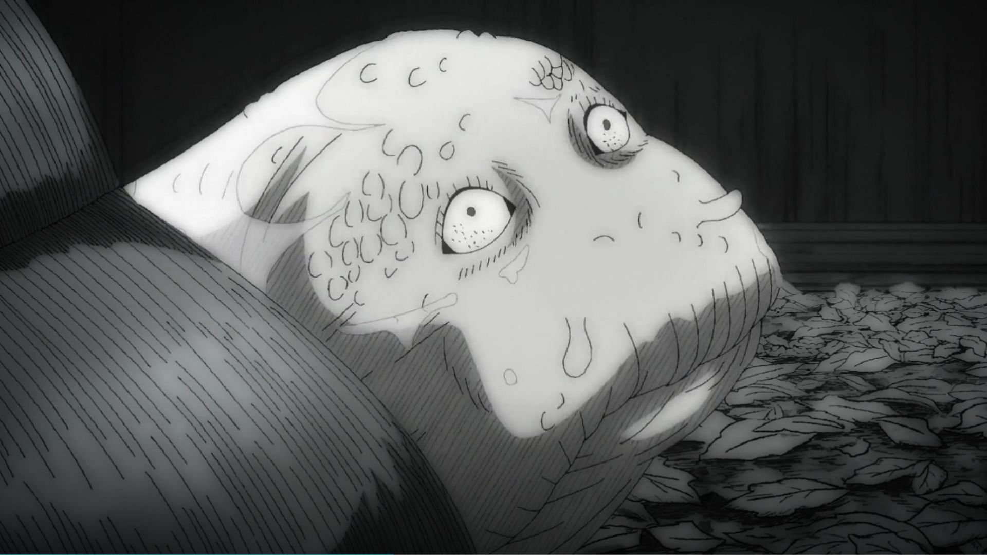 Katayama turned into a snail in Uzumaki episode 2 (Image via Drive &amp; Akatsuki)