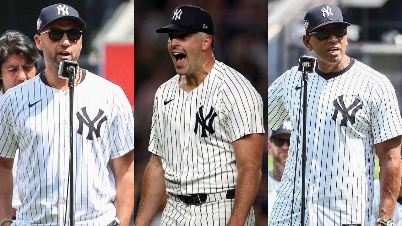 Derek Jeter, Carlos Rodon, Alex Rodriguez