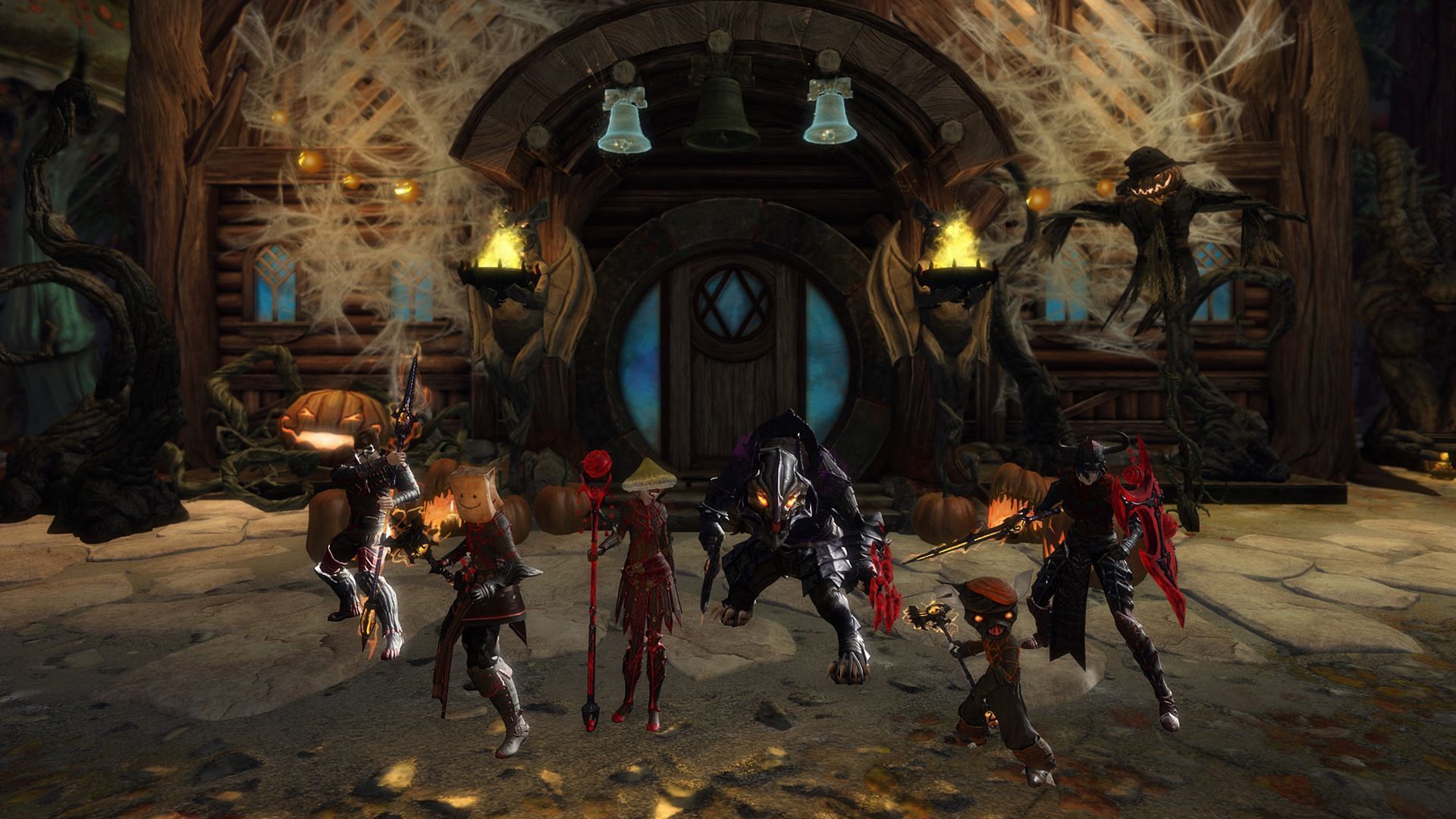 Trick-or-Treating in style (Image via ArenaNet)