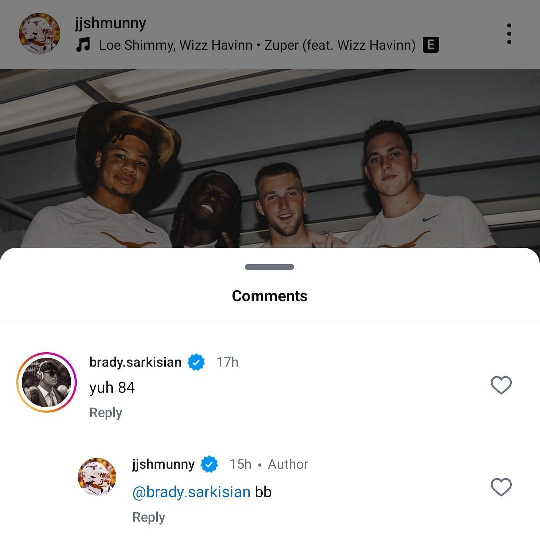 Brady&#039;s IG comment