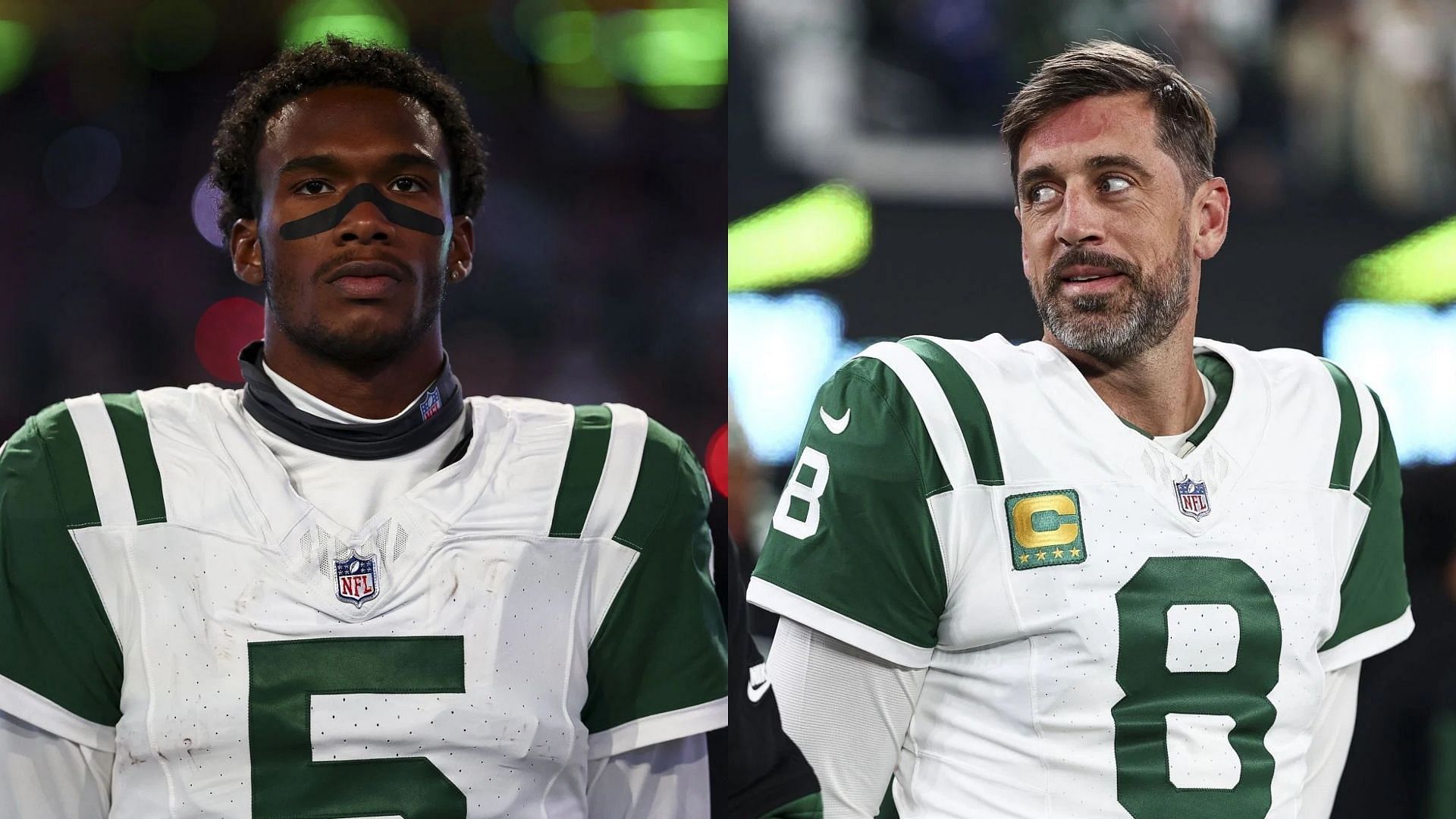 Is Garrett Wilson falling out of favor with Aaron Rodgers and the Jets? - Source: Getty