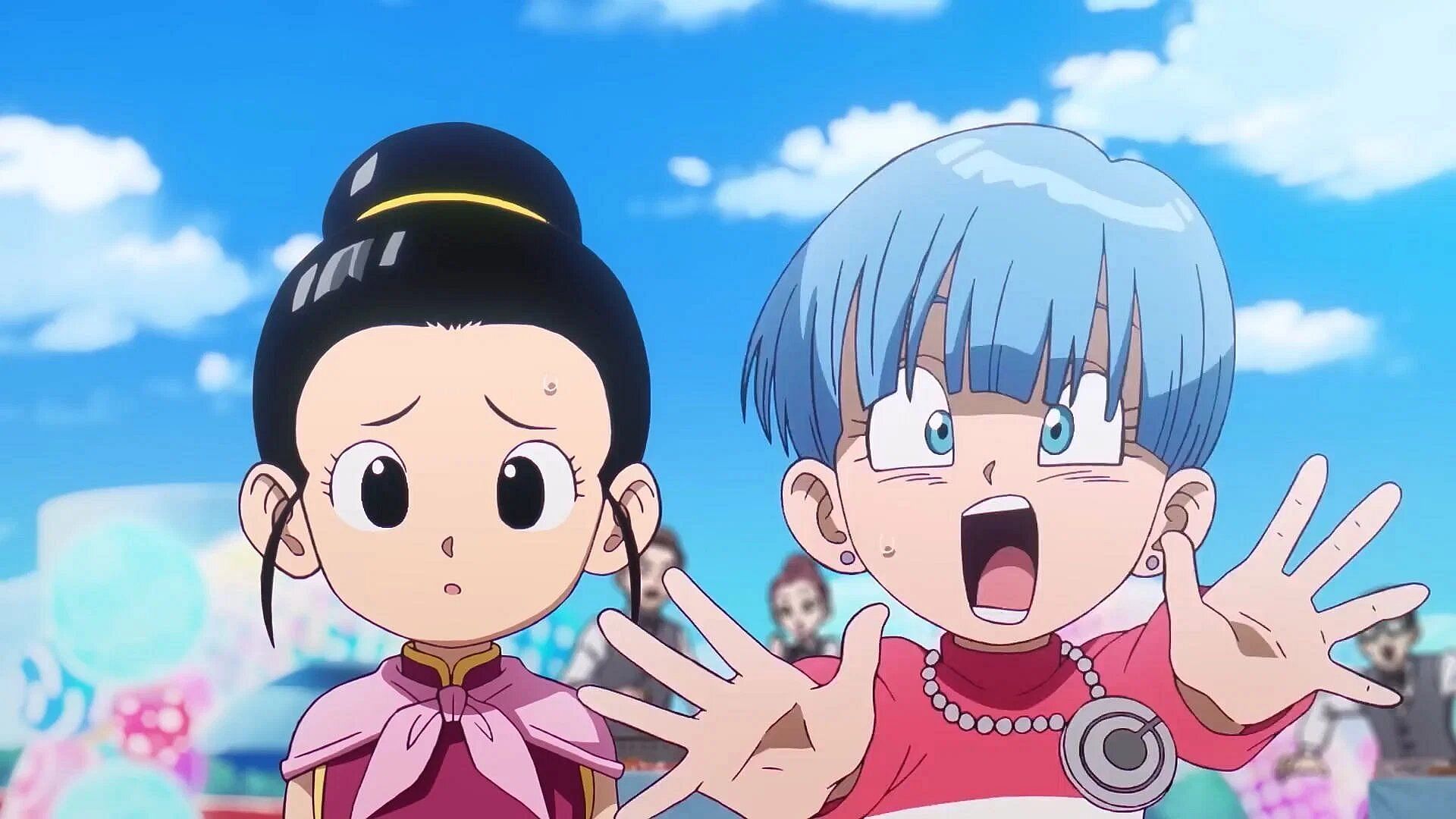 Chi-Chi and Bulma as kids (Image via Toei Animation)