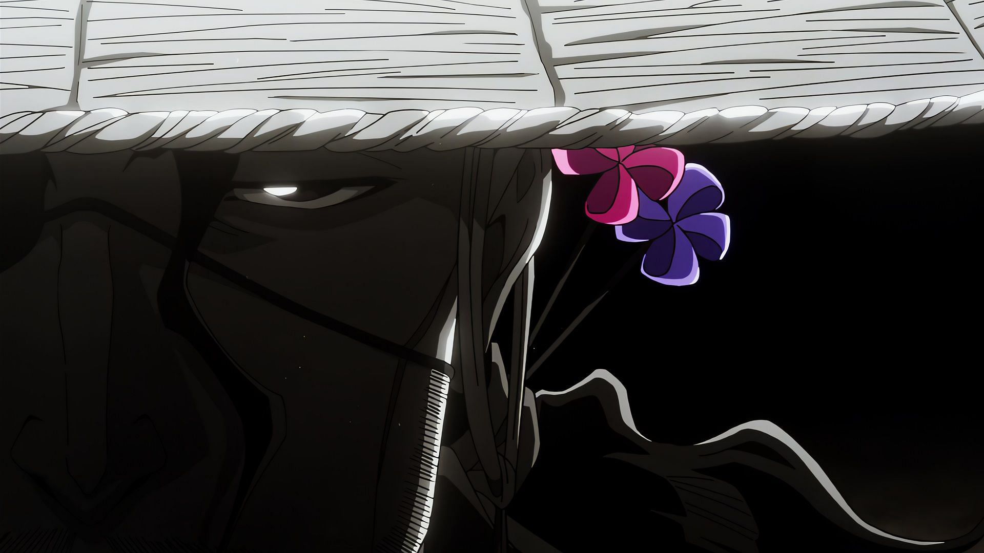 The Gotei&#039;s Captain Commander, Shunsui Kyoraku (Image via Studio Pierrot)