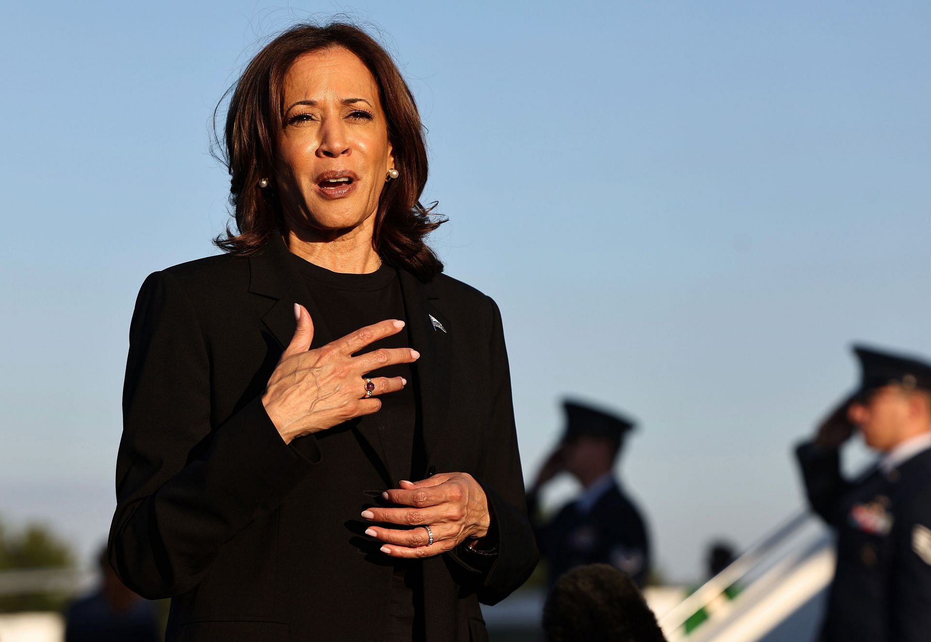 Vice President Harris Visits North Carolina to Assess Hurricane Response - Source: Getty