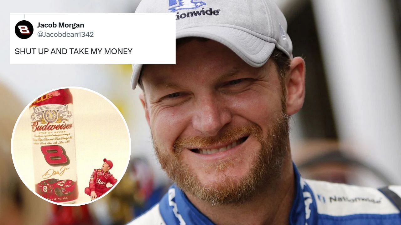 Fans reacted to Dale Earnhardt Jr.