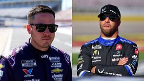 "Dua Lipa" - Alex Bowman and Bubba Wallace join NASCAR drivers in sharing their dream celebrity ride-alongs in a race