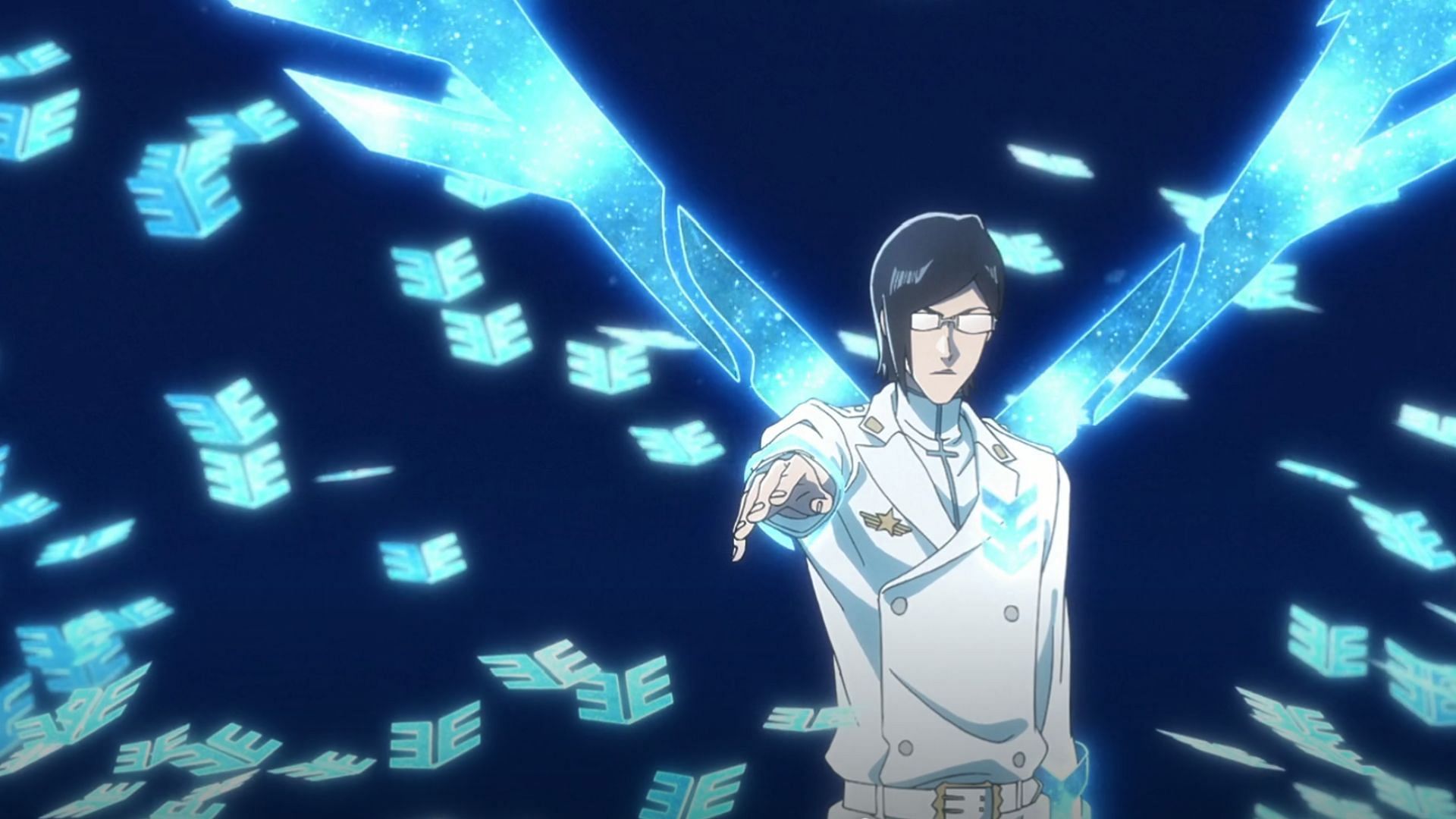 Uryu as seen in Bleach TYBW Part 3 Episode 4 (Image via Pierrot Films)