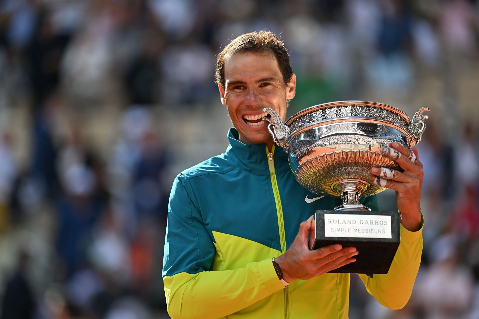 Rafael Nadal at the French Open 2022. (Photo: Getty)