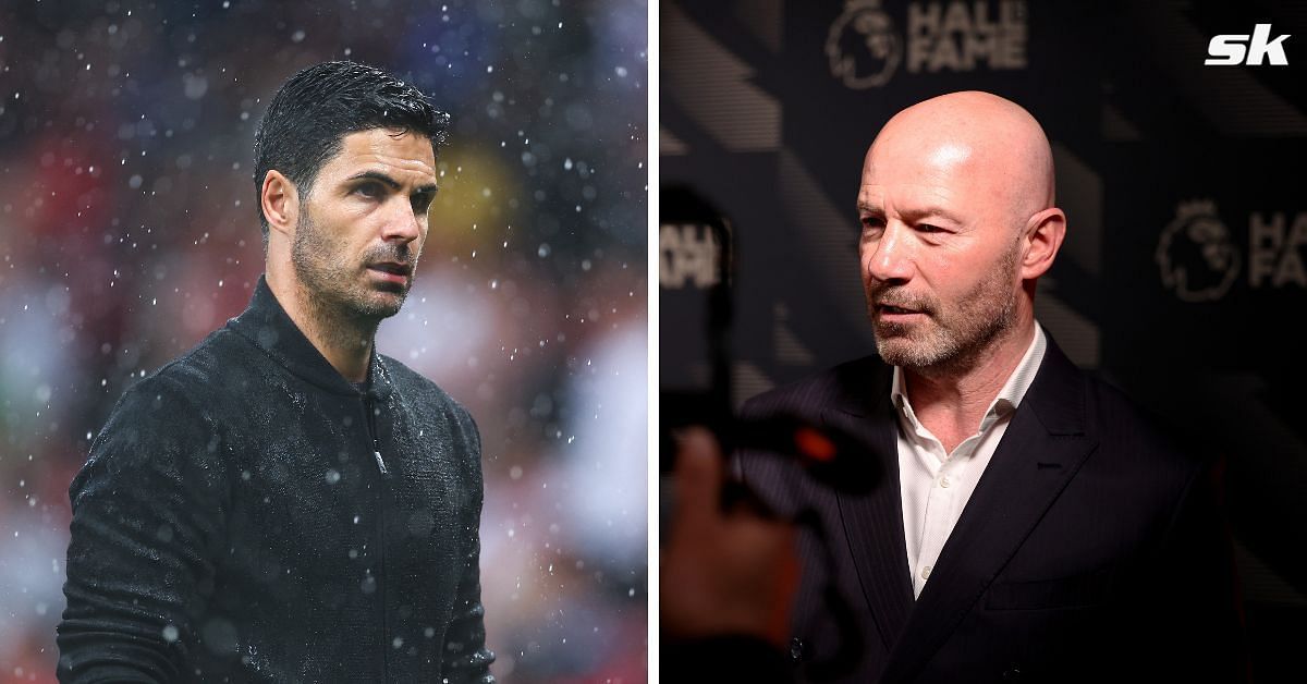 Mikel Arteta (left) and Alan Shearer (right) 