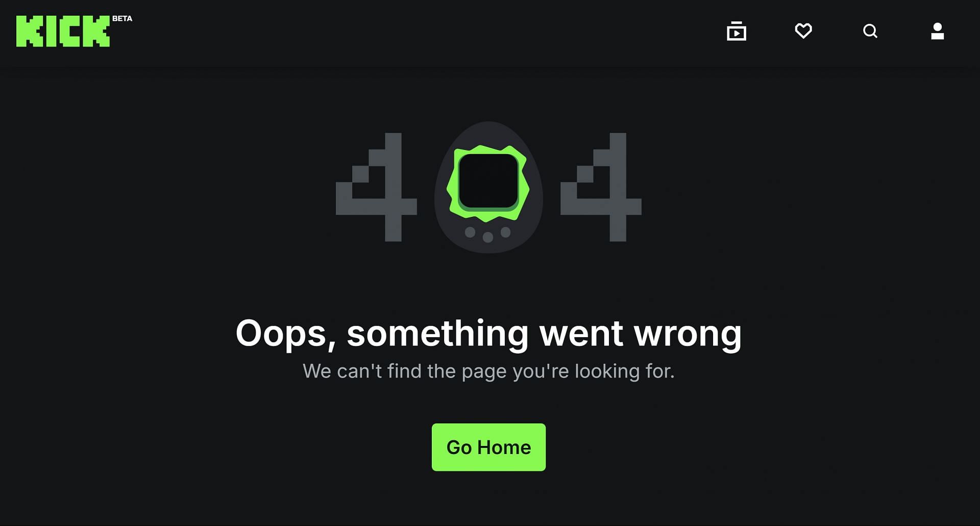 Screenshot of the message displayed when trying to access the streamer&#039;s Kick channel on October 27, 2024 (Image via https://kick.com/sneako)