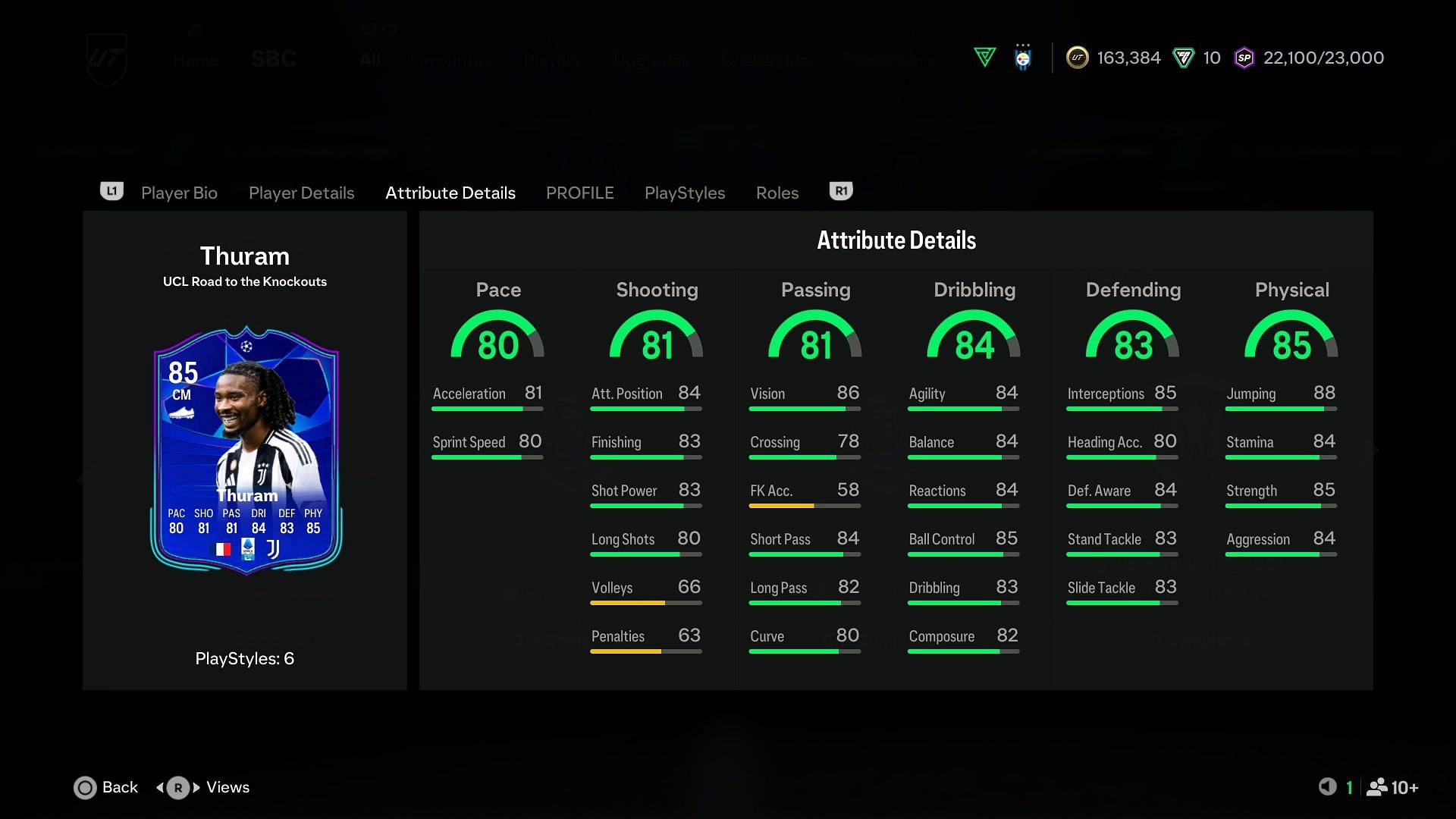 The card has amazing stats (Image via EA Sports)