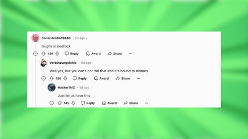 Redditors joke about the difference between Java and Bedrock editions (Image via Reddit/u/Cowalla1 || Mojang Studios)