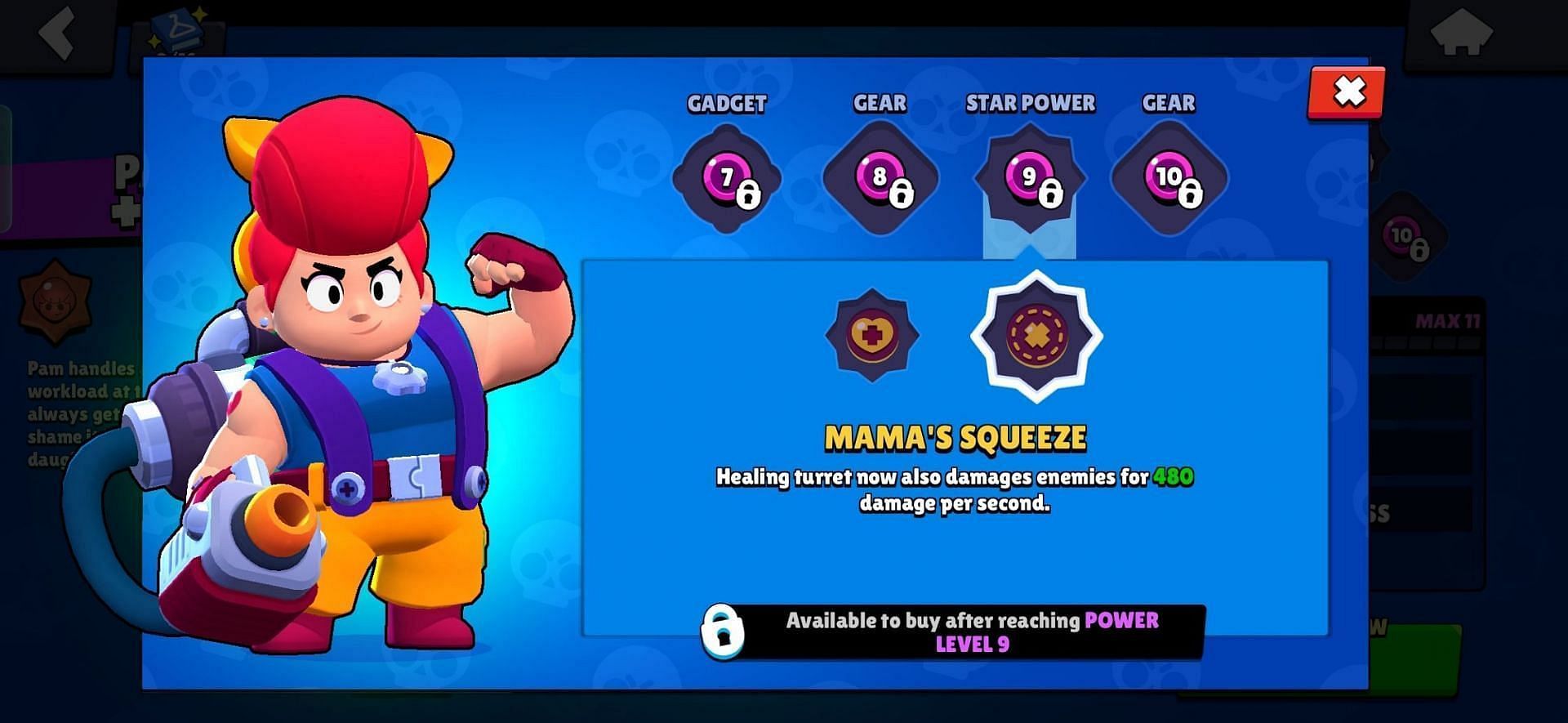 In such modes as Siege or Hot Zone, this ability will allow her to hold the important locations for her team while also healing them (Image via Supercell)