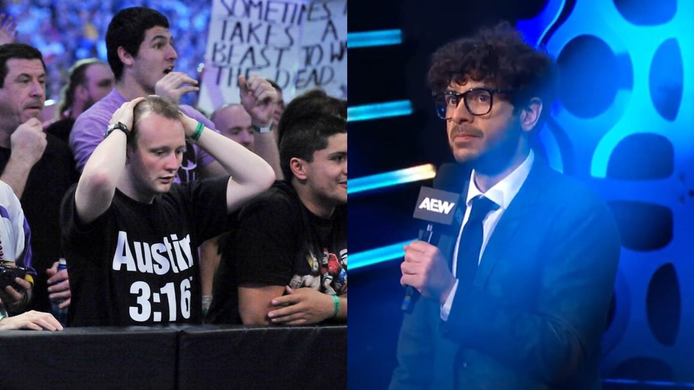 Tony Khan is the president of AEW [Image source: AEW YouTube, WWE.com]