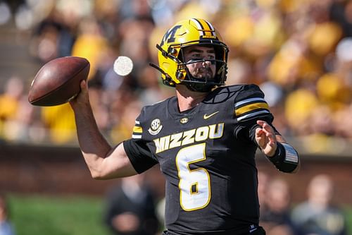 Missouri Tigers QB Drew Pyne - Source: Getty