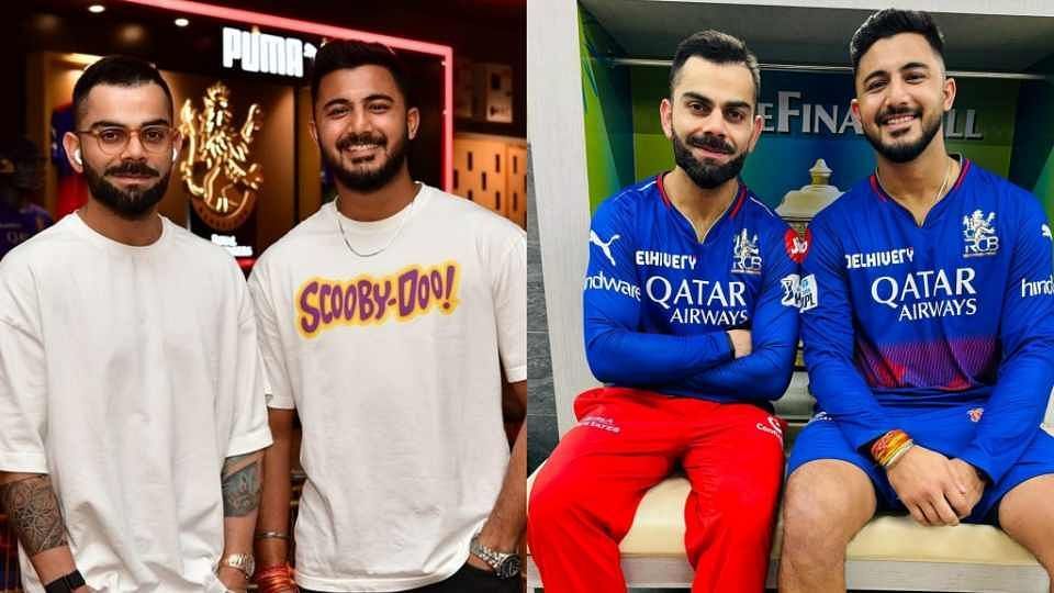 Saurav Chauhan and Virat Kohli (Image: Instagram/saurav.27._)