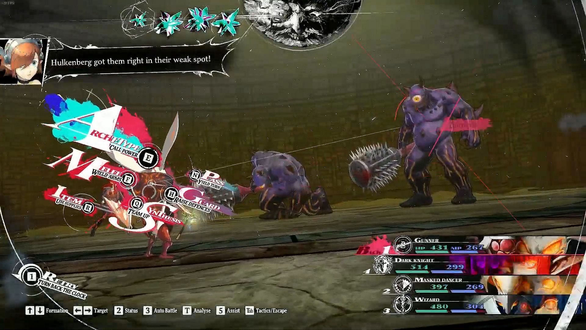 Balance between damage and healing to beat the boss (Image via Atlus)