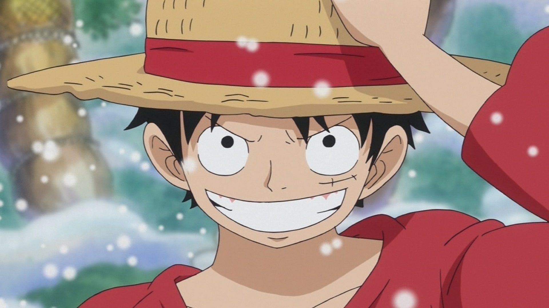 Monkey D. Luffy as seen in the original One Piece anime (Image via Toei Animation)