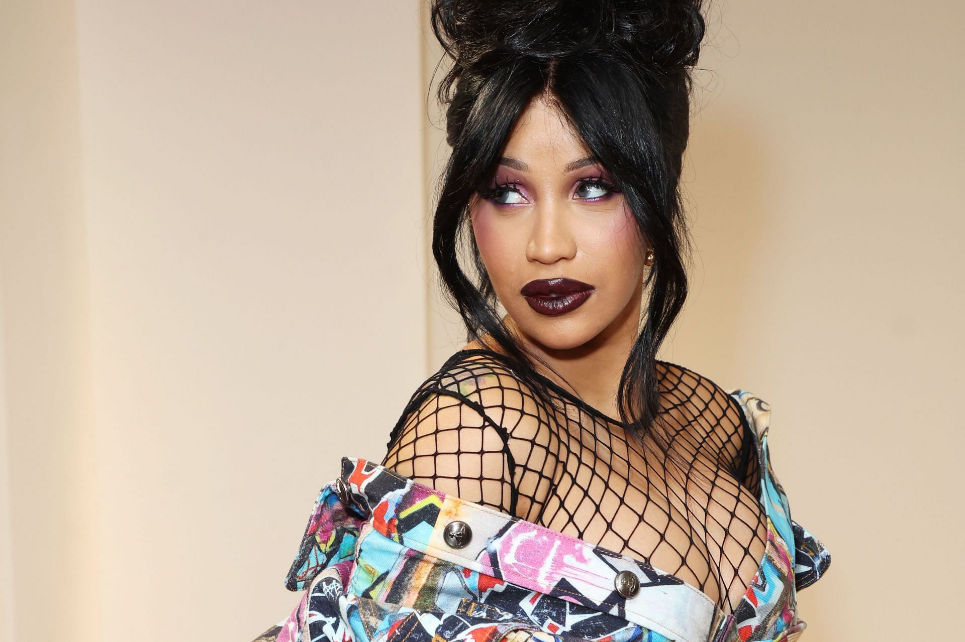 Cardi B Andreas Kronthaler for Vivienne Westwood: Backstage - Paris Fashion Week - Womenswear Spring-Summer 2025 (Image via Getty)