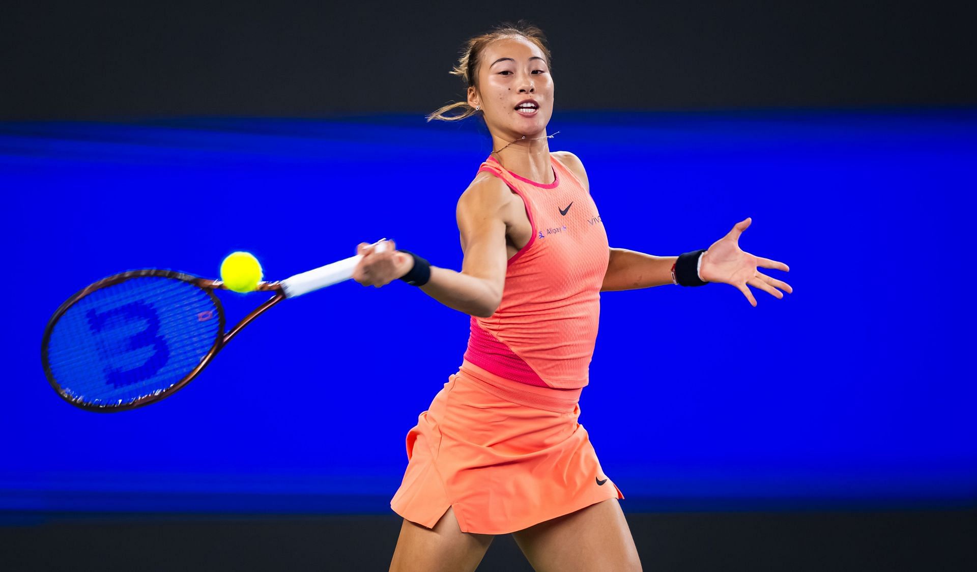 Zheng Qinwen at the 2024 Wuhan Open [Image Source: Getty Images]