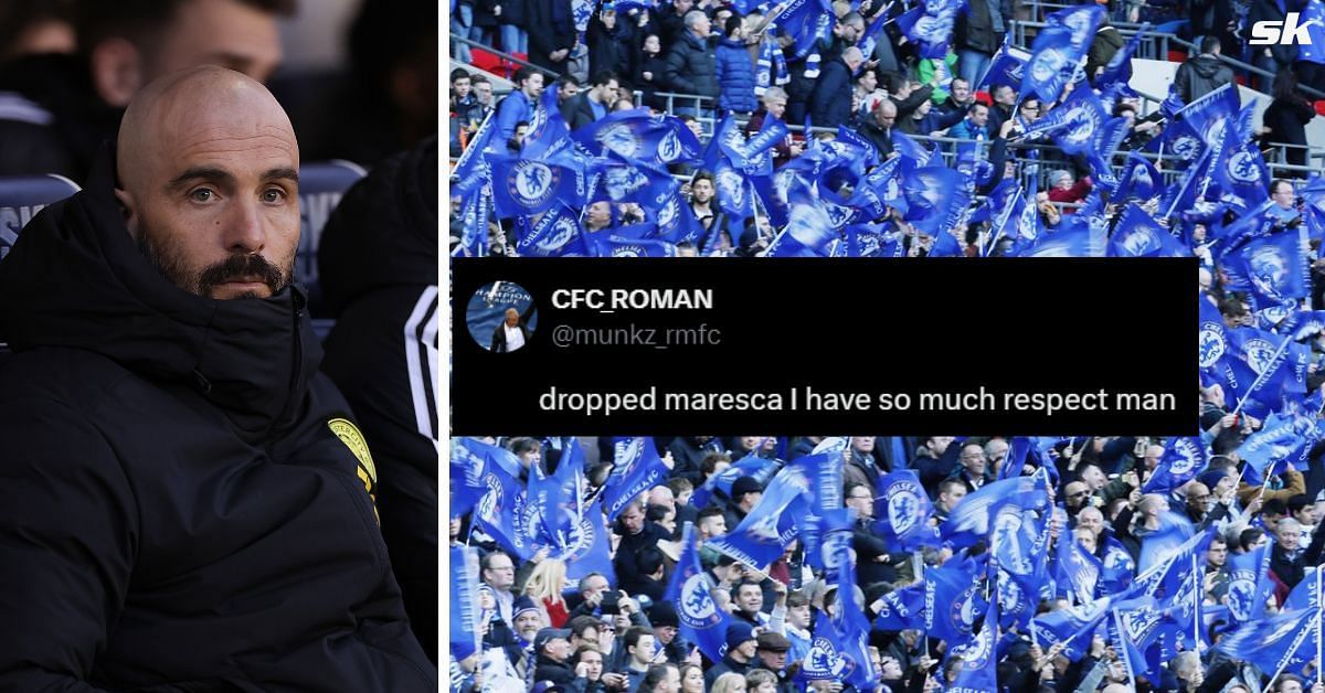 Fans react as Chelsea star left out of XI for Liverpool clash (Getty, X/@Munkz_rmfc)