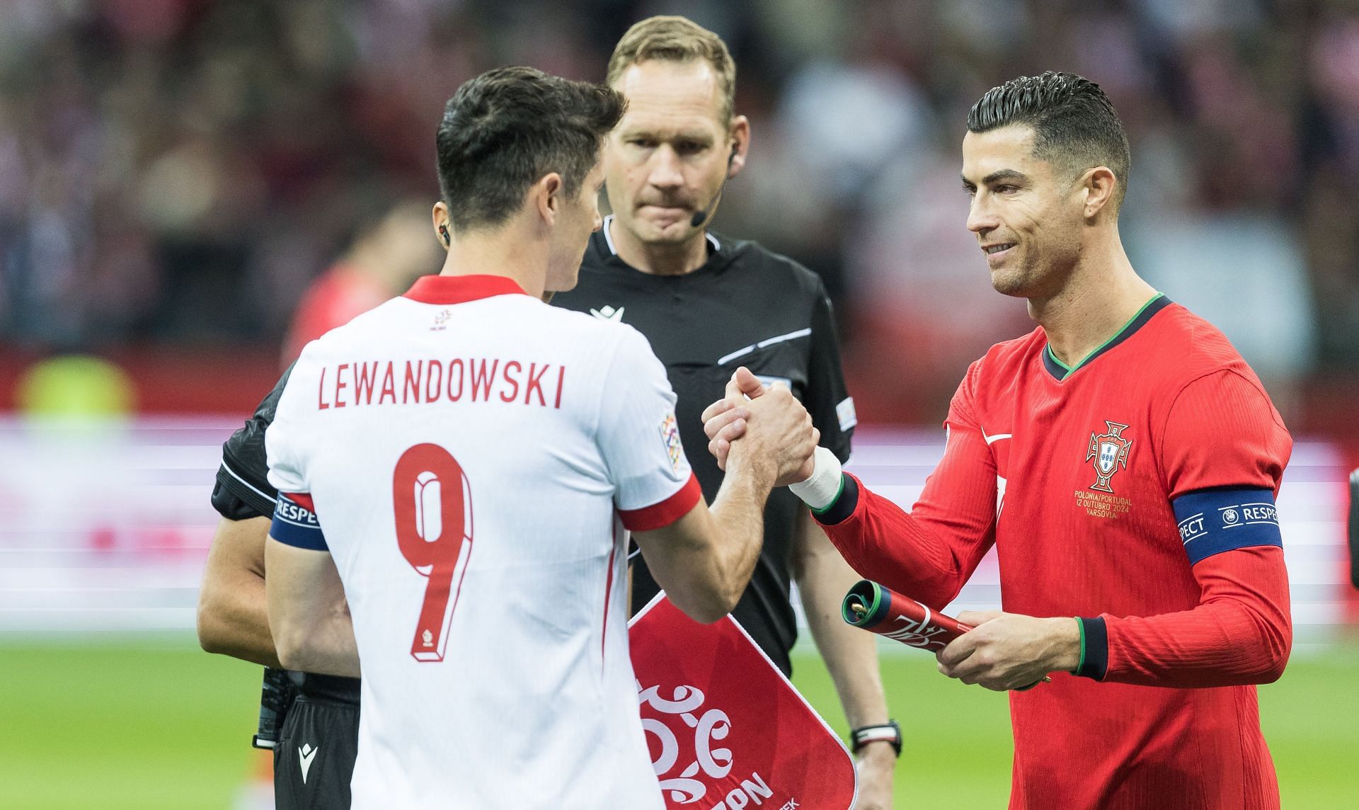 Lewandowski and Ronaldo - Source: Getty