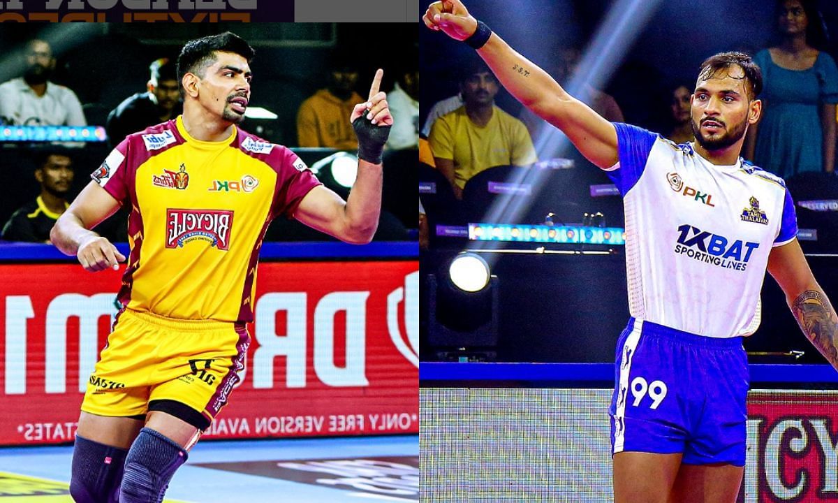 पवन सेहरावत और सचिन तंवर (Photo Credit - Instagram/prokabaddi)