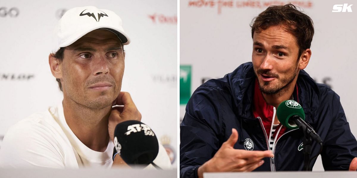 Rafael Nadal (L); Daniil Medvedev (R) - Image Source: Getty