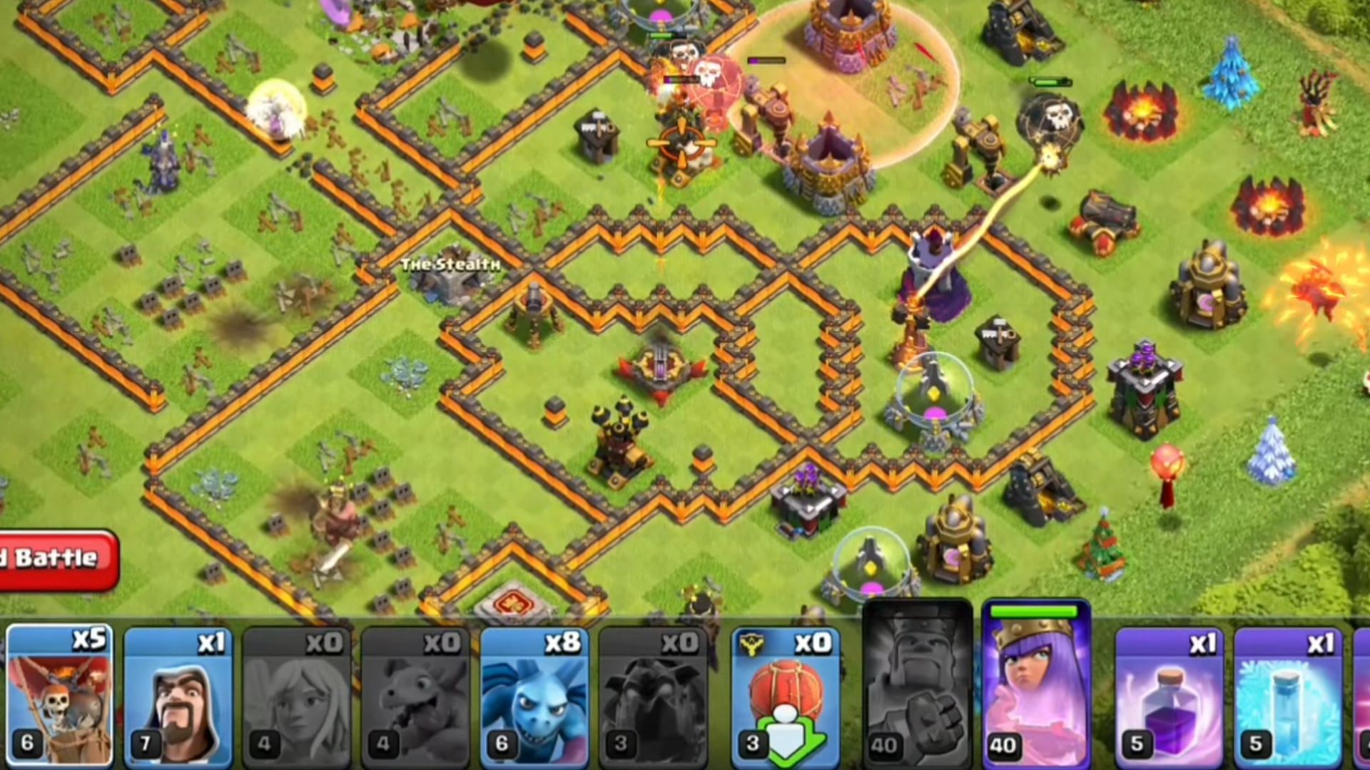 Town Hall 10 Queen Charge LaLo (Image via SuperCell)