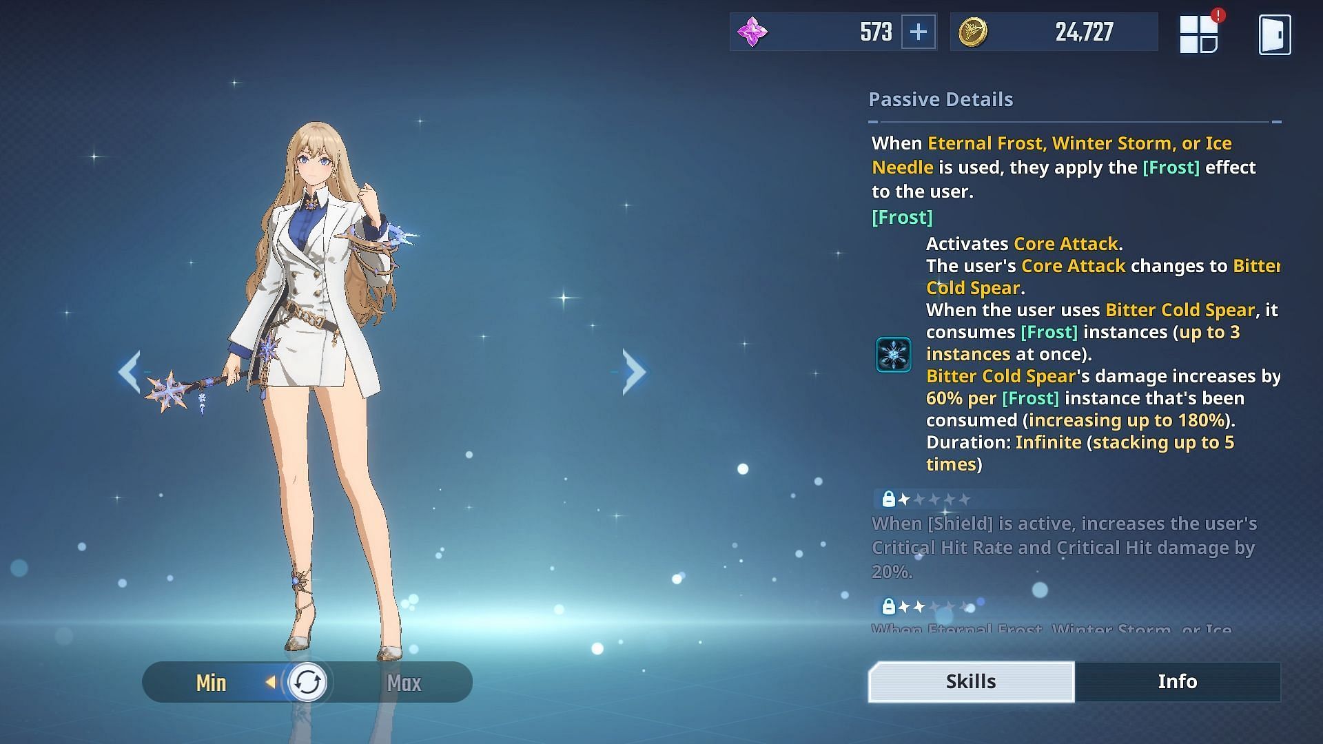 Alicia Blanche&#039;s Passive effects (Image via Netmarble)