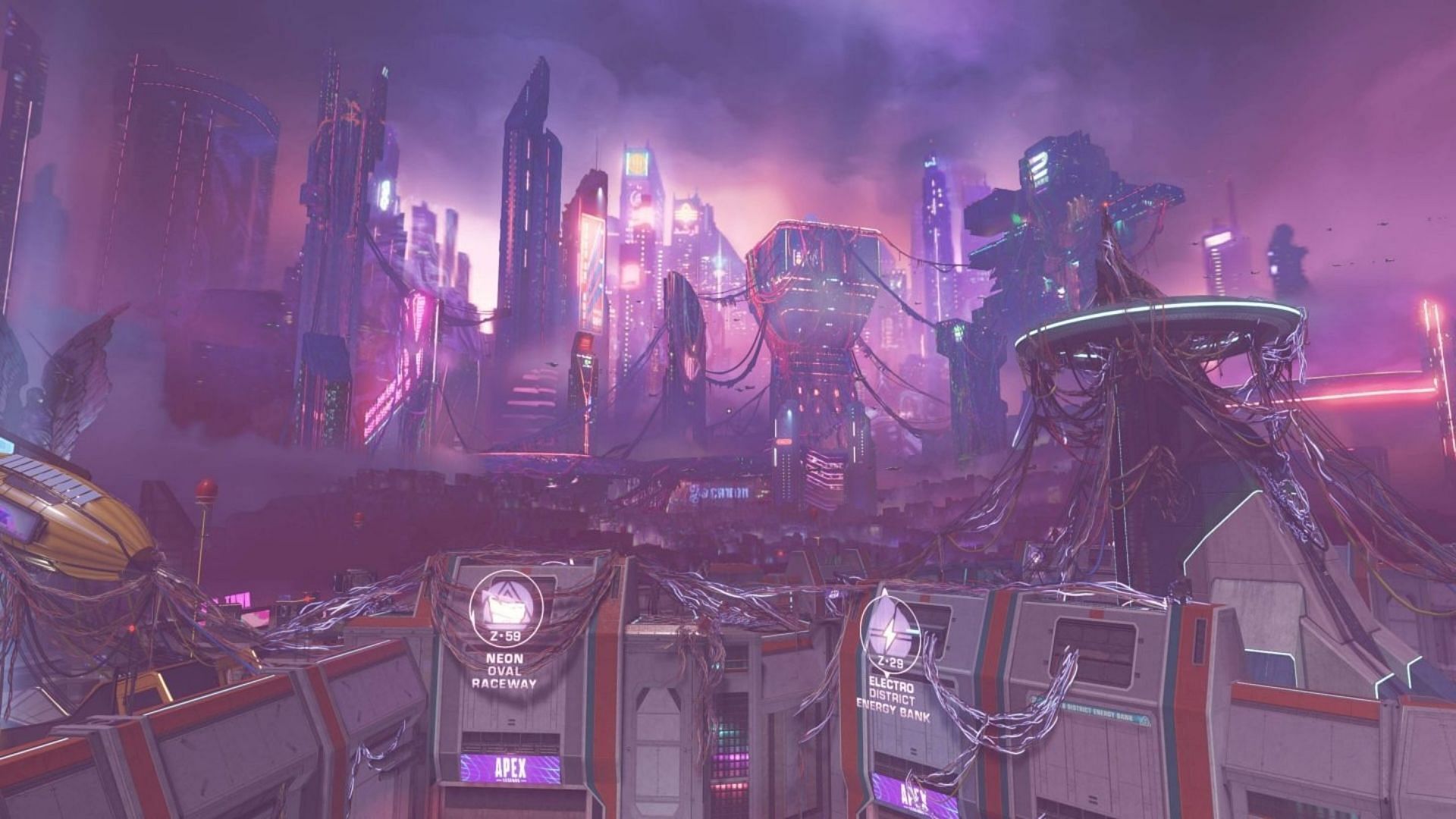 E-District at Night Apex Legends (Image via Respawn Entertainment)