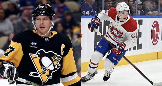 Sidney Crosby makes his thoughts about Canadiens rookie sensation&nbsp;very&nbsp;clear. (Image Source: Imagn).