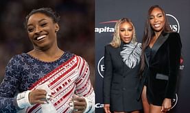 "I wish we were friends... amazed at how tall they were"- When Simone Biles opened up on her fandom of Venus and Serena Williams