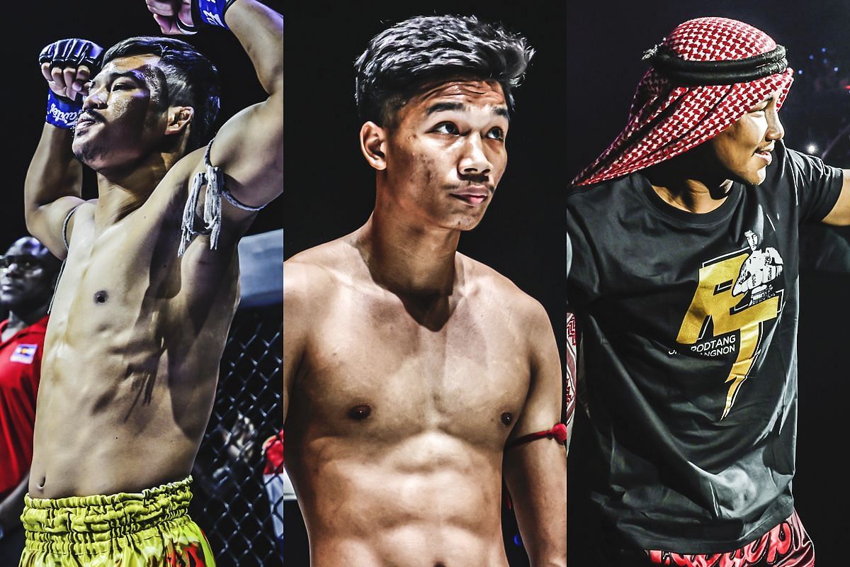 From left to right: Superlek, Aliff, Rodtang | Image by ONE Championship