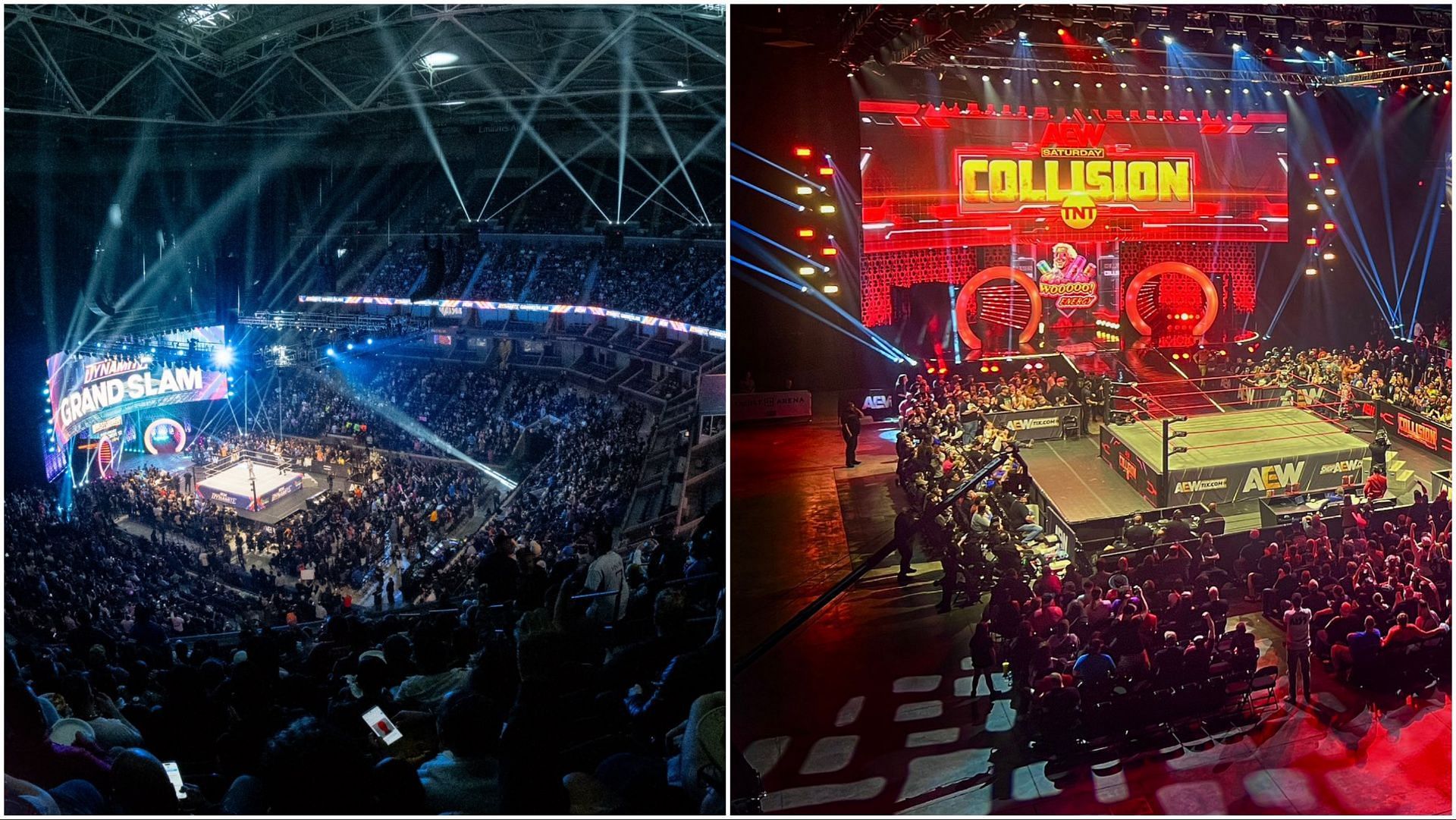 AEW fans attend Dynamite and Collision