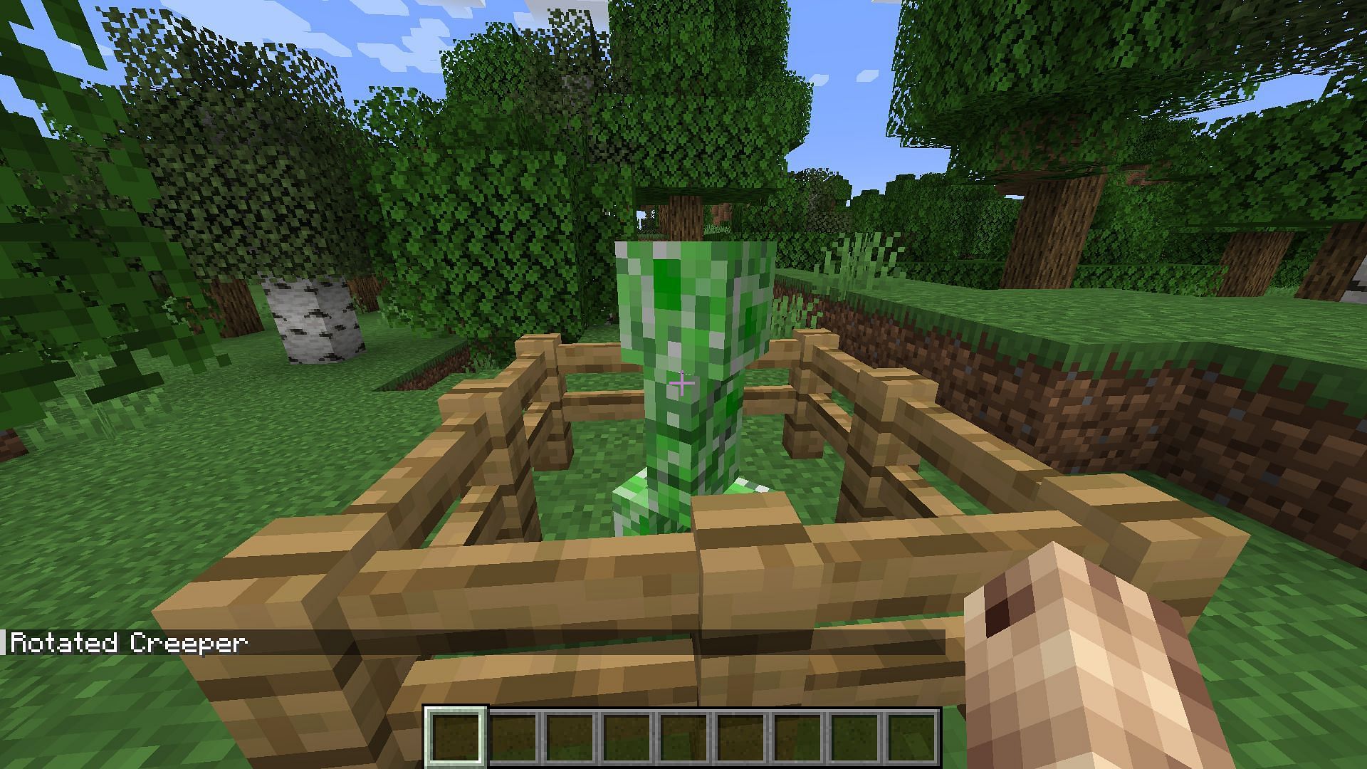 A new command allows Minecraft players to rotate in-game entities (Image via Mojang)