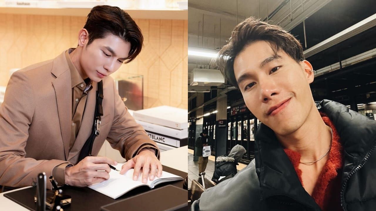 Fans react as Thai actor Mew proposes and gets engaged to his boyfriend Tul during a press conference (Image via @tul_pakorn and @mewsuppasit/Instagram)