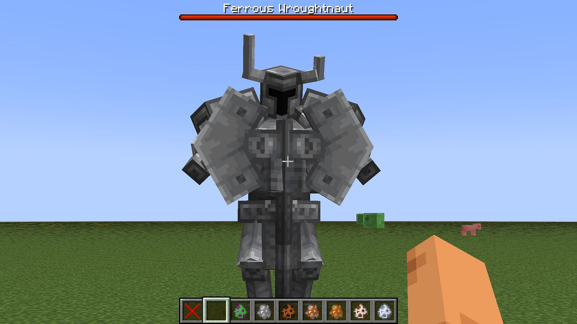 This is one of the toughest mobs in the Minecraft Mowzie&#039;s Mobs mod (Image via Mojang Studios)