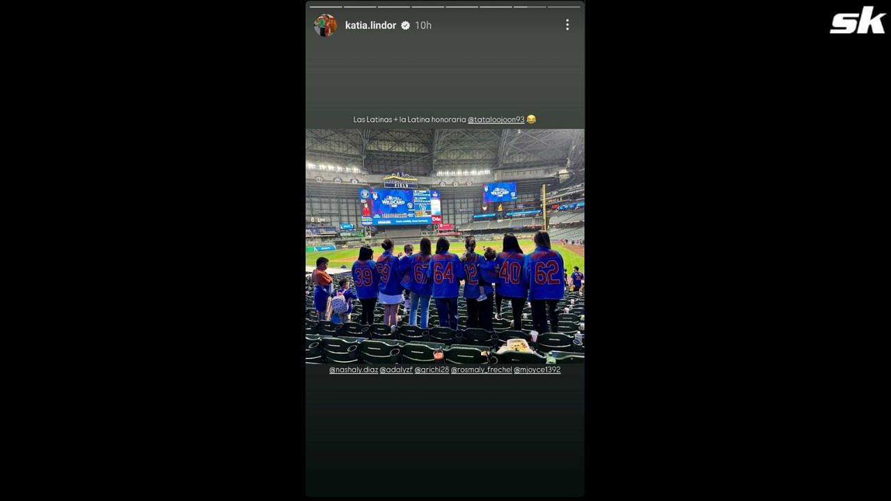 Screenshot of Katia Reguero&#039;s story (Image from - Instagram.com/@katia.lindor IG Stories)