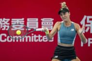 Kessler plays a forehand in the Hong Kong Tennis Open - Source: Getty
